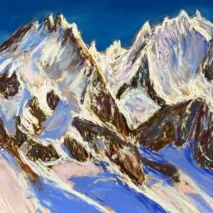 Aiguille des Chamonix from Plan Praz